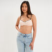 Soutien-gorge triangle padd&eacute; rose clair femme