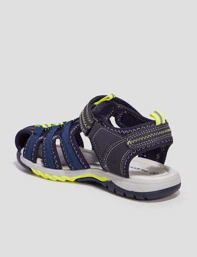 Sandales Trappeur bleu marine garçon