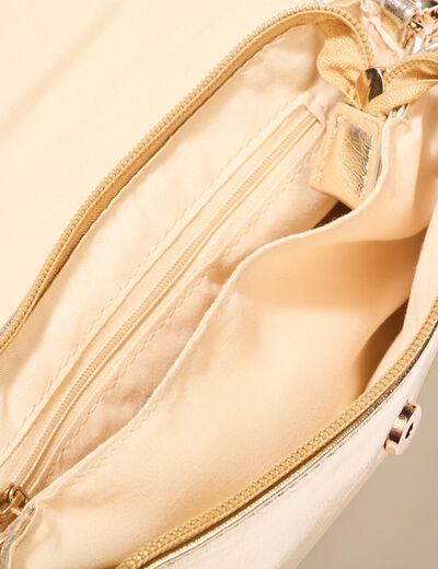 Sac pochette couleur or femme