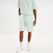 Short de jogging taille &eacute;lastiqu&eacute;e l&eacute;ger vert clair homme