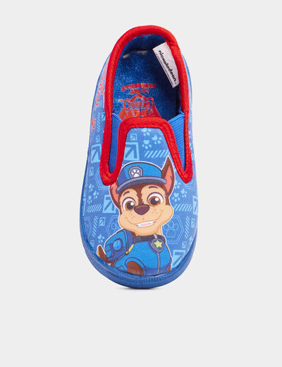 Chaussons élastiqués Pat Patrouille bleu garçon