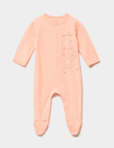 Dors-bien manches longues rose clair b&eacute;b&eacute;