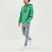 Sweat à capuche hoodie vert homme