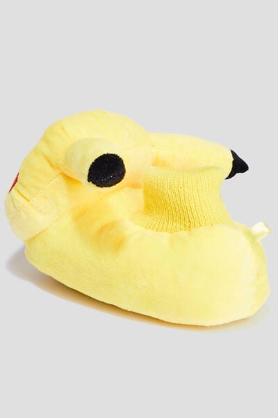 Chaussons Pok&eacute;mon jaune gar&ccedil;on