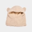 Cagoule effet polaire sable b&eacute;b&eacute;