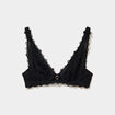 Soutien-gorge foulard dentelle noir femme