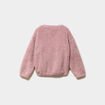 Ensemble pyjama pantalon effet polaire vieux rose fille