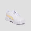 Tennis à lacets Puma Carina 2.0 blanc bébé fille