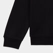 Sweat oversize manches longues col rond noir gar&ccedil;on