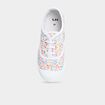 Tennis basses en toile ecru fille