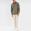 Chemise manches longues Trappeur gris homme