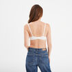 Soutien-gorge corbeille micro dentelle ivoire femme