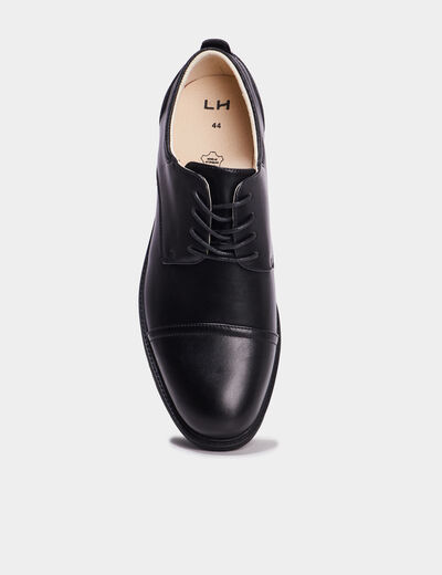 Derbies lacées noir homme