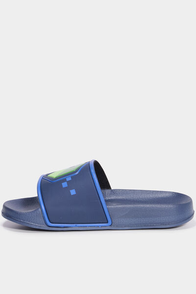 Mules de plage Minecraft multicolore gar&ccedil;on