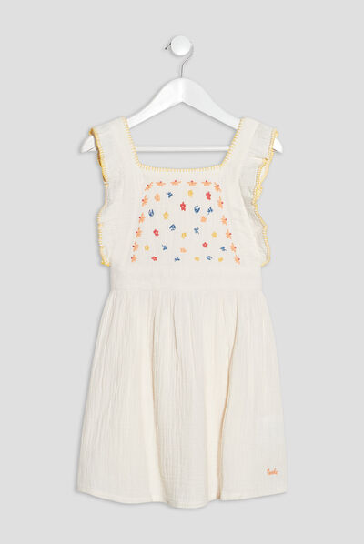 Robe évasée Creeks sable fille