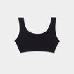 Lot 2 brassières bretelles larges noir fille