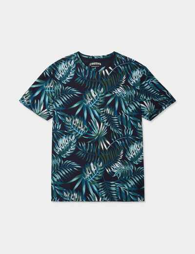 T-shirt manches courtes Creeks bleu foncé homme