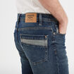 Bermuda regular en jean denim dirty homme