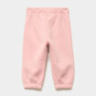 Lot 2 pantalons de jogging bas &eacute;lastiqu&eacute; rose poudr&eacute;e b&eacute;b&eacute; fille
