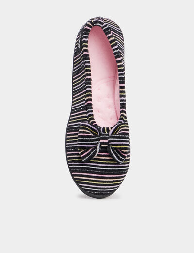 Chaussons ballerines Isotoner multicolore femme