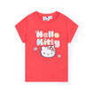 T-shirt manches courtes Hello Kitty rose cerise bébé fille