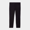 Pantalon droit taille haute noir femme grande taille