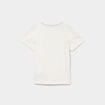 T-shirt en coton manches courtes Kappa blanc gar&ccedil;on