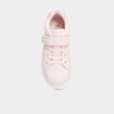Tennis basses &agrave; scratchs et sequins rose fille
