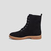 Bottines à lacets noir femme