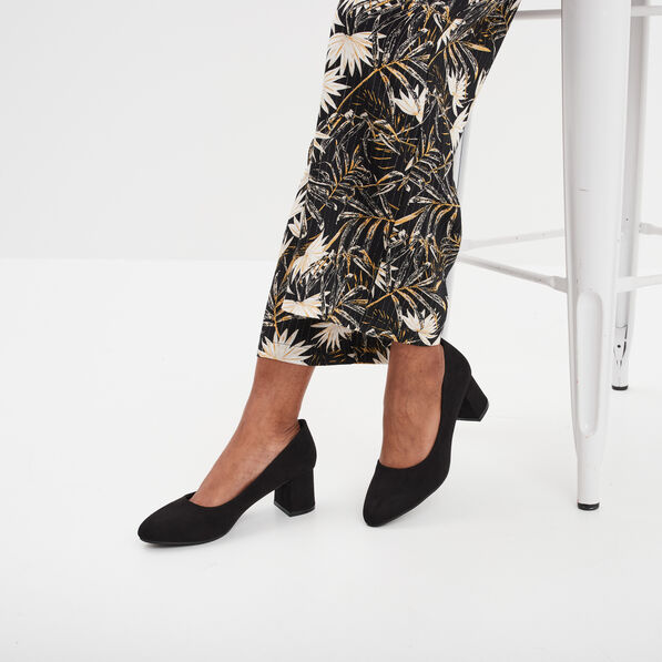 Escarpins à talons noir femme