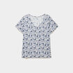 T-shirt manches courtes ecru femme grande taille