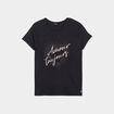 T-shirt ajusté à strass Mosquitos noir femme