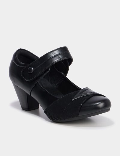 Escarpins &agrave; talons noir femme