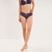 Shorty en dentelle violet femme