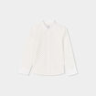 Chemise col français coton majoritaire blanc garçon