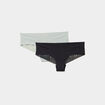 Lot 2 shortys vert clair femme