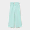 Pantalon de jogging wide leg vert pastel fille