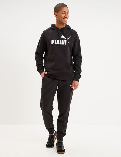 Sweat hoodie molleton &agrave; capuche Puma noir homme