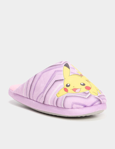 Chaussons mules Pokémon Pikachu multicolore fille