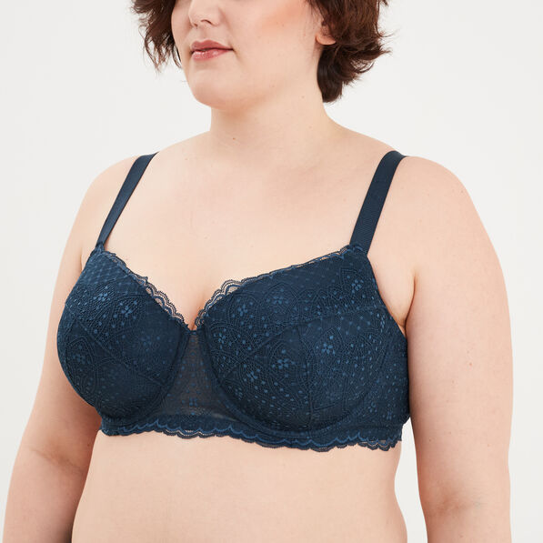 soutien gorge emboitant a dentelle izzie bleu canard femmegt Soutien-gorge emboîtant à dentelle Izzie bleu canard femme grande taille