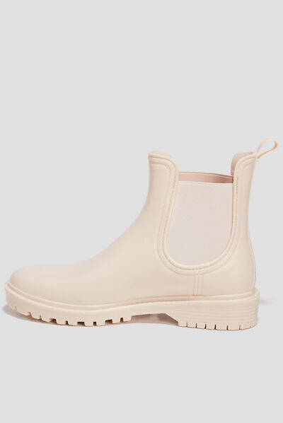 Bottes de pluie chelsea sable femme