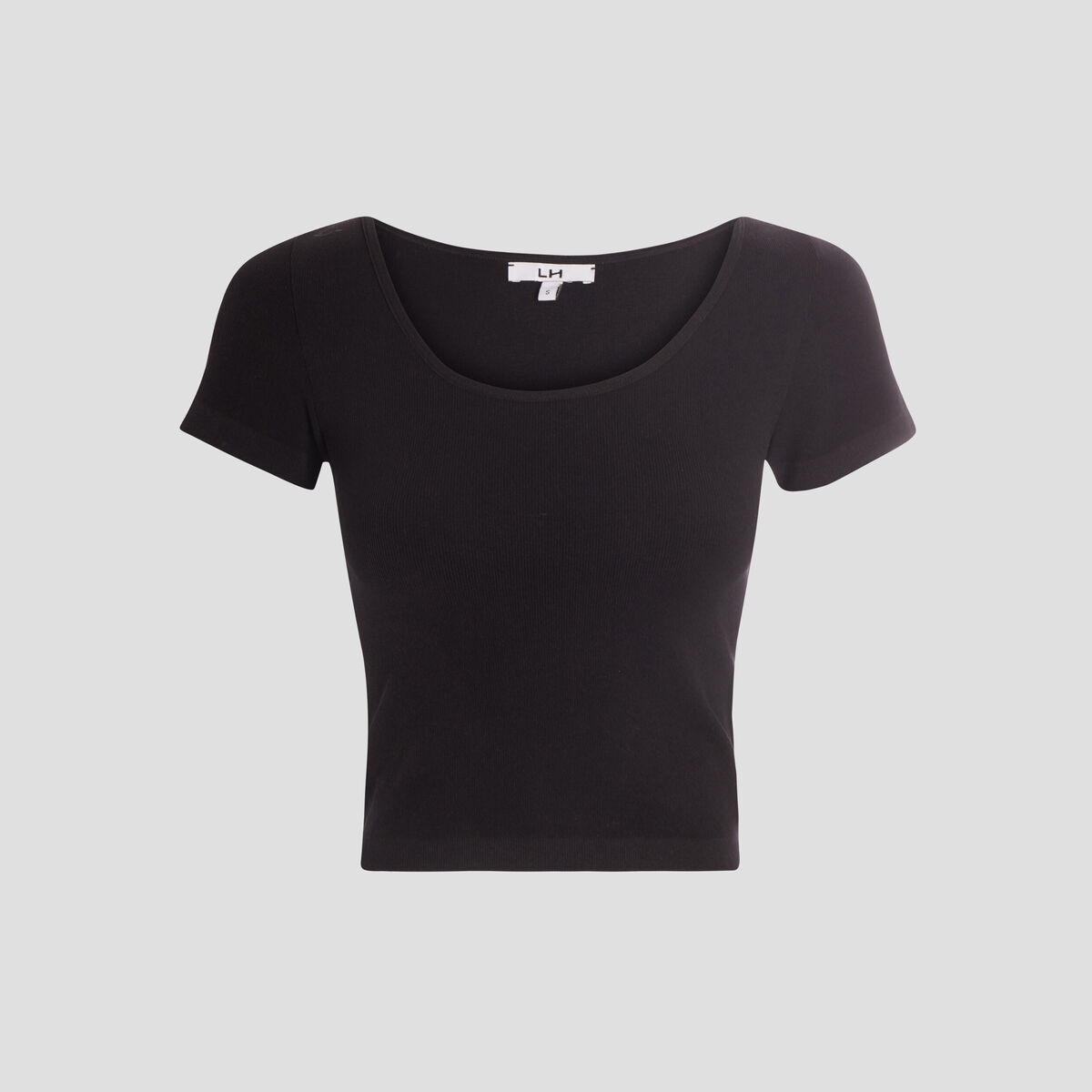T-shirt manches courtes noir femme