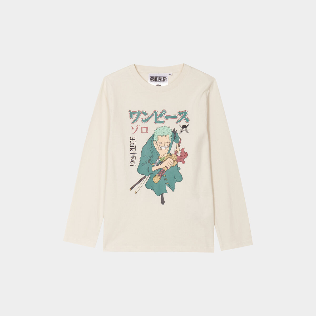 T-shirt manches longues One Piece Zoro sable garçon