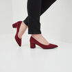 Escarpins à talons rouge femme