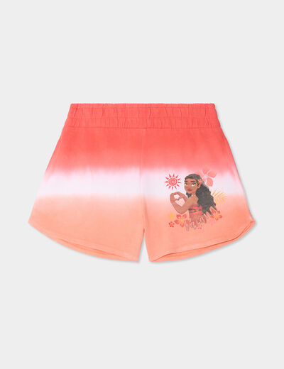 Short taille élastiquée coton Vaiana multicolore fille