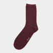 Lot 5 paires chaussettes bordeaux femme