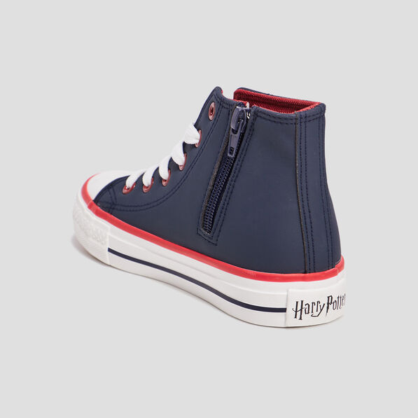Baskets montantes Harry Potter bleu marine fille