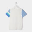 T-shirt manches courtes Creeks ecru garçon
