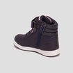 Baskets montantes Lulu Castagnette bleu marine fille