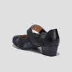 Escarpins en cuir noir femme